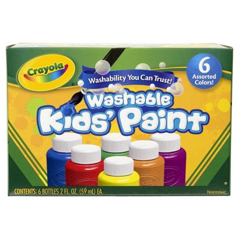 Image of Crayola Washable Paint Pots 6pk