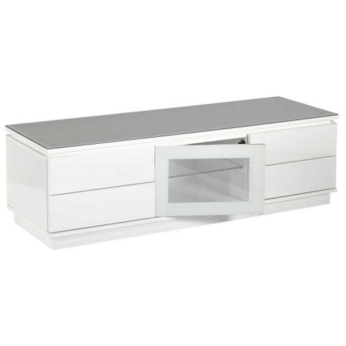 Image of Mmt P+1500 High Gloss White Tv Cabinet