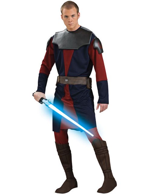 Image of Adult Clone Wars Deluxe Anakin Skywalker Costume Extra Large