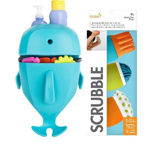Image of Boon Bath Bundle - Whale Pod And Scrubble Toys 2 Items