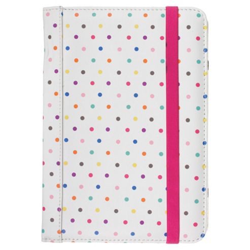 Image of Trendz Universal Folio Case Cover With Stand For 7" Tablets - Polka Dot