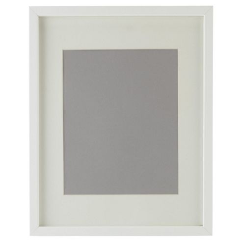Image of Tesco Basic Photo Frame White 28x35.5cm/20x25cm With Mount