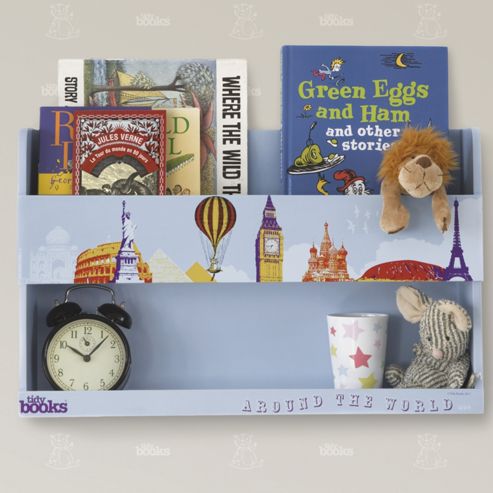 Image of Tidy Books The Tidy Books Bunk Bed Shelf (around The World)
