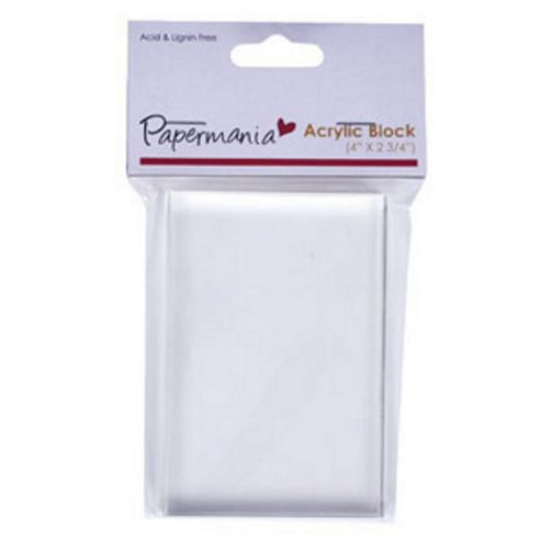 Image of Papermania Acrylic Blocks 4" X 2 3/4"