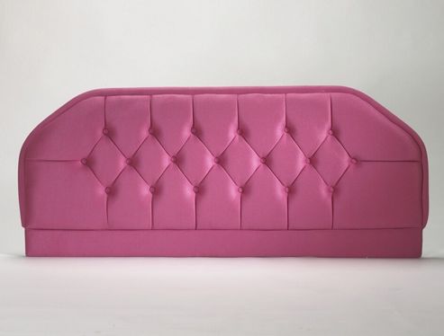 Image of Classic Quarters Bridge Upholstered Headboard - Black - Single (3')