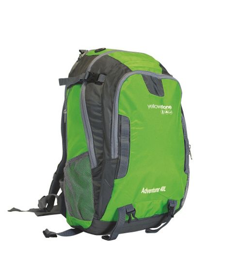 Image of Yellowstone Adventurer 40l Waterproof Rucksack Green