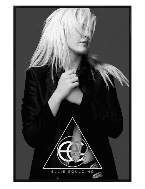 Image of Ellie Goulding Gloss Black Framed Halcyon Poster