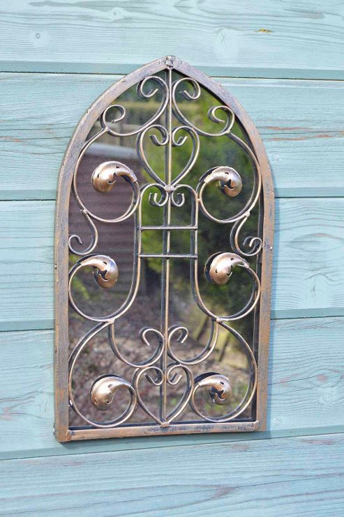 ornate garden mirrors