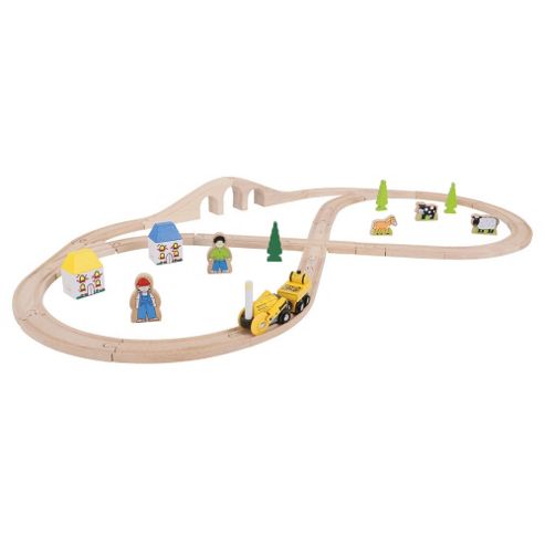 Image of Bigjigs Rail Heritage Collection Rocket Train Set