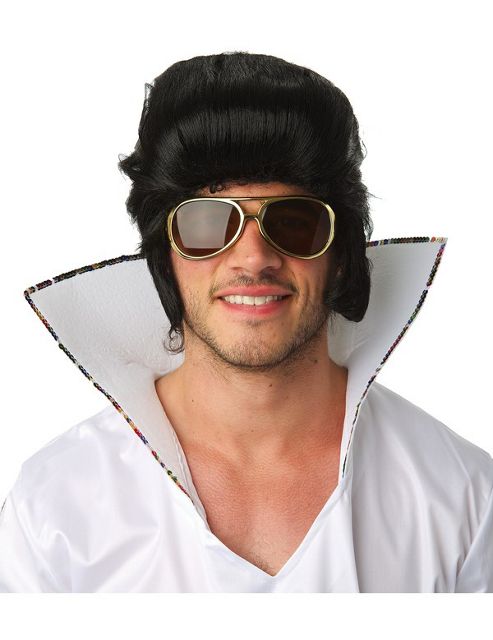 Image of Adult Gold Elvis Sunglasses