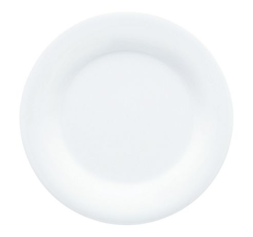 Image of G.e.t Diamond White Rim Plate (set Of 4) - 22.8cm