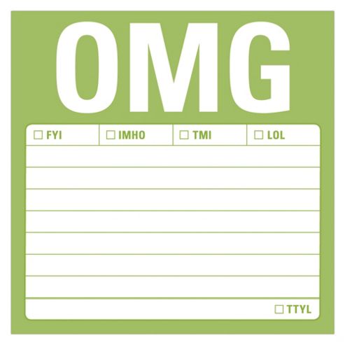 Image of Knock Knock Sticky Notes Omg