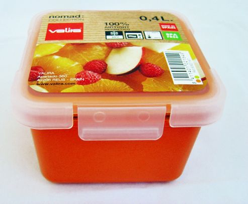 Image of Valira Nomad Hermetic Snack Box, 0.4l Orange