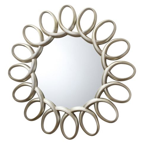 Image of Auckley Mirror 47", Silver