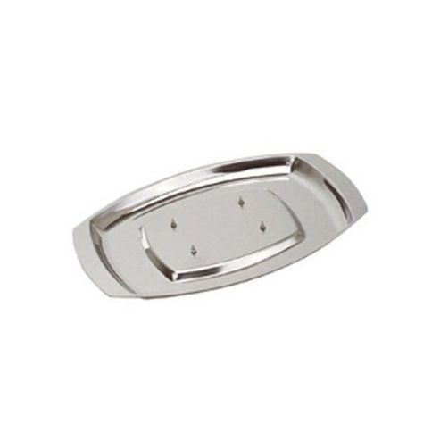 Image of Kitchen Craft Stainless Steel Spiked Meat Dish 37cm X 28cm