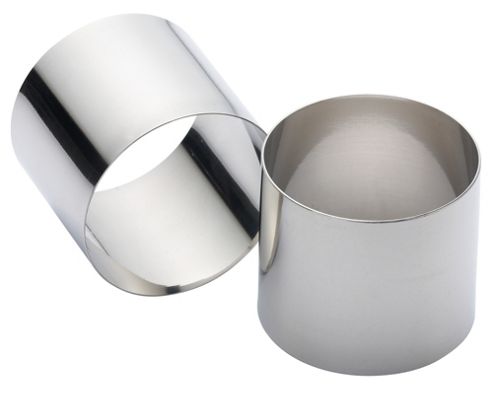 Image of K/craft S/steel Extra Deep Cooking Rings 7 X 6cm, Set Of Two, C/packed