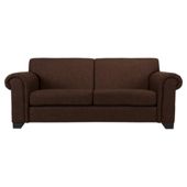 Chester fabric medium sofa chocolate