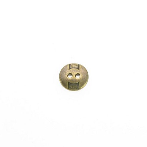 Image of Dill Buttons 14mm Round Gold