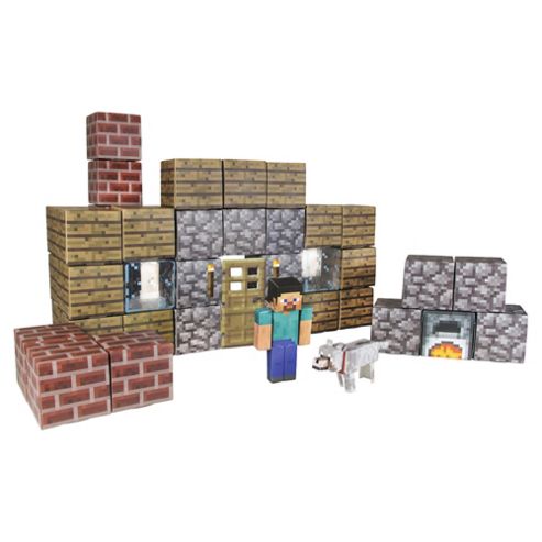 Image of Minecraft Papercraft Shelter 48pc Pk
