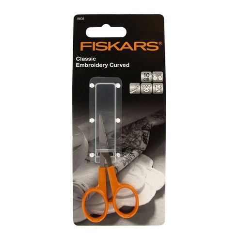 Image of Fiskars Embroidery Scissors - Curved 10cm
