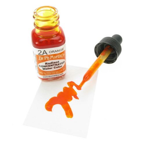 Image of Dr. Ph. Martin's Radiant Concentrated Watercolours - Orange