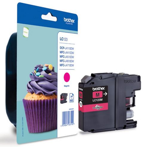 Image of Brother Lc123m Ink Cart Magenta