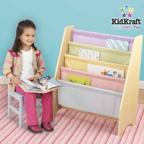 Image of Kidkraft Pastel Sling Bookshelf