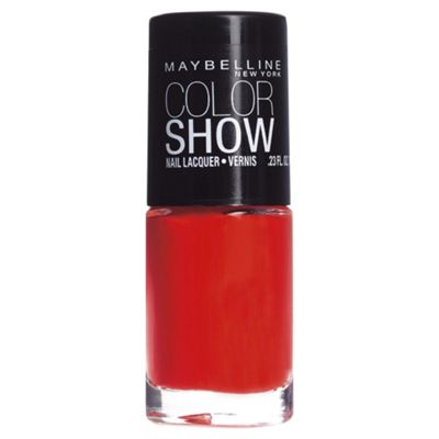 Maybelline Nail Color Show 341 Orange Attack