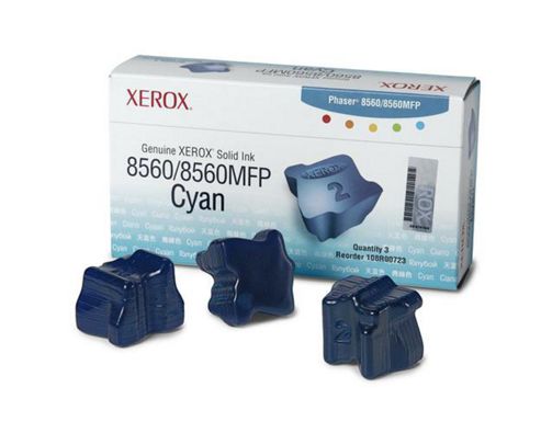 Image of Xerox Solid Ink Sticks (pack 3) - Cyan