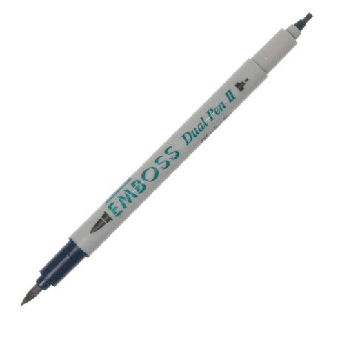 Image of Dual Emboss Pen 2 Indigo Blue