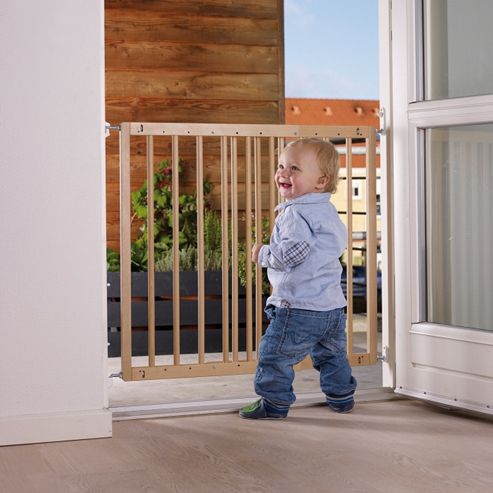 Image of Babydan Multidan Gate Beechwood Wall Mounted Safety Gate