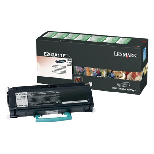 Image of Lexmark E260, E360, E460 Return Programme Toner Cartridge (3.5k) - Black