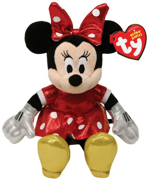 Image of Ty Sparkle Minnie Mouse Red Sparkle With Sound