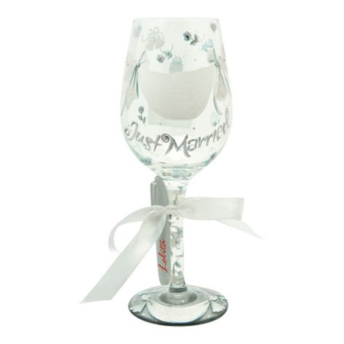 Image of Lolita Personalise It Wine Glass - Just Married