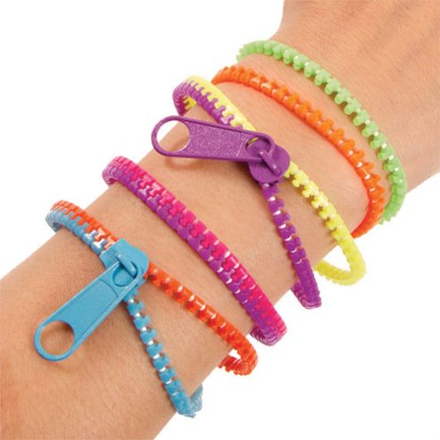 Image of Zipper Bracelets (pack Of 4)