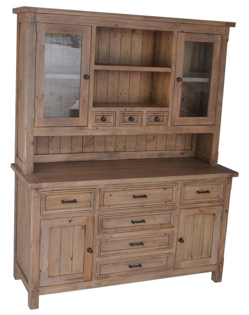 Image of Wiseaction Naples Medium Buffet And Hutch