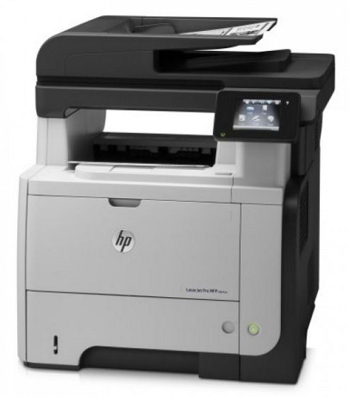 Image of Hp Laserjet Pro 500 M521dn (a4) Mono Laser Networked Multifunction Printer (print/copy/scan/fax) 256mb 8.89cm Touchscreen Lcd 40ppm 75,000 (mdc)