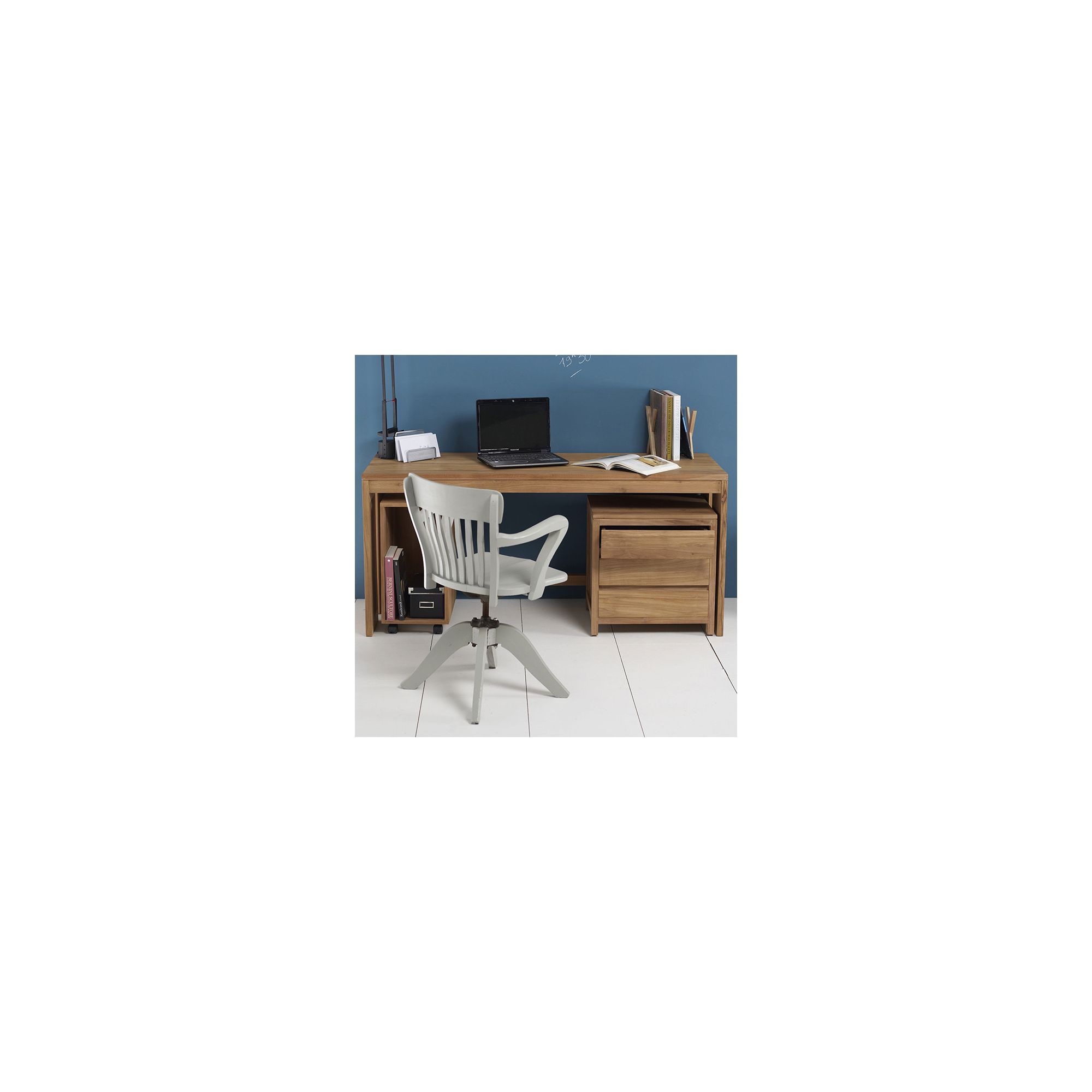 Tikamoon Eden Teak Desk at Tesco Direct