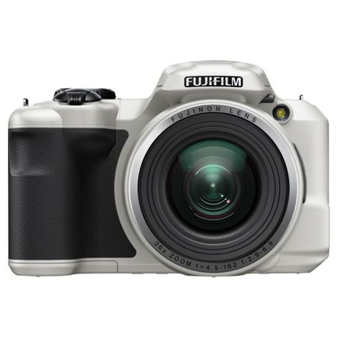 Image of Fuji S8650 Digital Bridge Camera, White, 16mp, 36x Optical Zoom