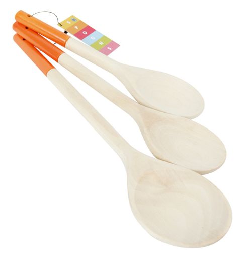 Image of T&g Woodware Ltd 3 Piece Spoon Set - Orange