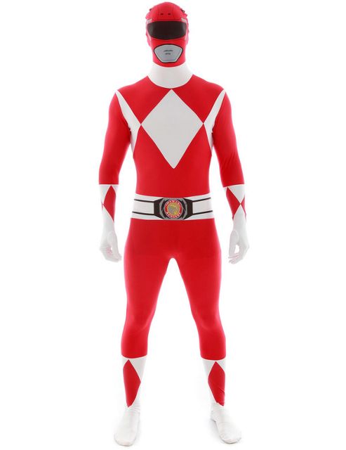 Image of Red Power Ranger Morphsuit Large