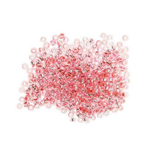 Image of Czech Seed Bead 10/0 S/l Tr Pink Mix