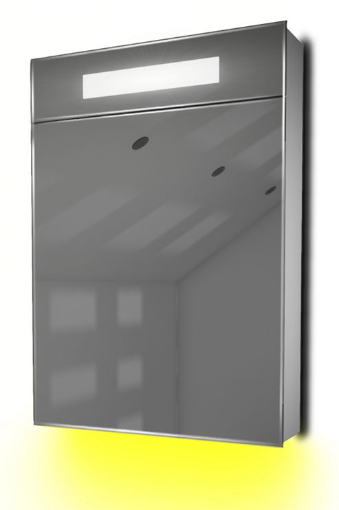 Image of Ambient Demist Bathroom Cabinet With Sensor & Internal Shaver Socket K87y