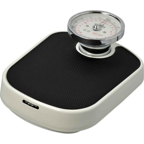 Image of Traditional White Bathroom Weighing Scales - 160kg / 25st