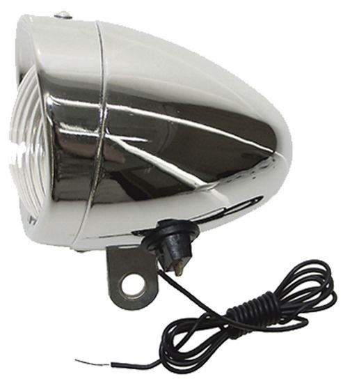 Image of Retro 6v 2.4w Dynamo Chrome Cycle Headlamp