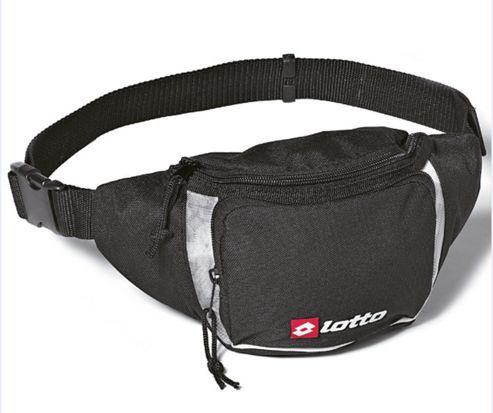 Image of Lotto Men's Waist Bag Team With Lotto Logo Black