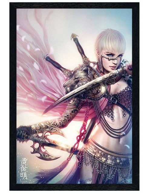 Image of Mario Wibisono Black Wooden Framed Delirium Poster