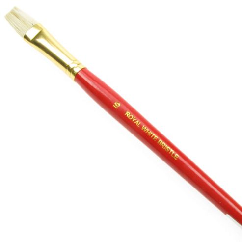 Image of Royal White Bristle Flat 10