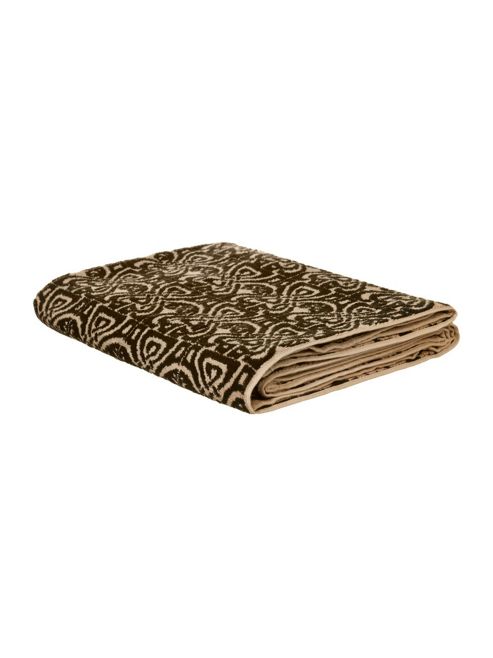 Image of Biba Logo Jaquard Bath Sheet In Black