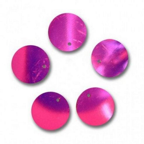 Image of Round Flat Seq 16mm Cerise 2g